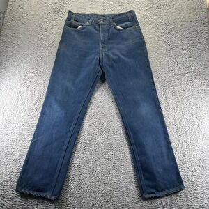 Vintage Levi's 509 Orange Tab Jeans Men 34x30 Blue Cotton Denim Straight USA 80s